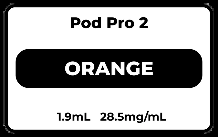 Pod Pro 2 Orange 28.5mg/mL