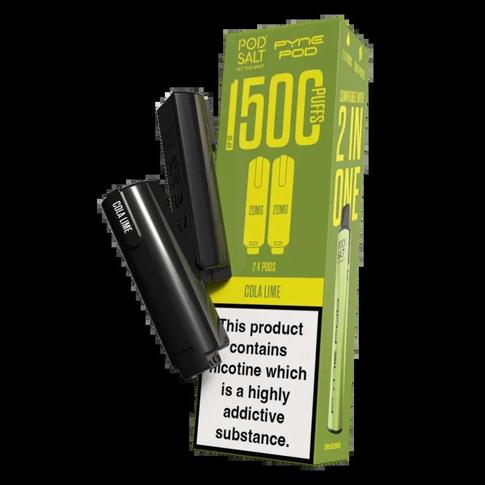 Pod Salt Pyne Pod 2 in One Pods Cola Lime