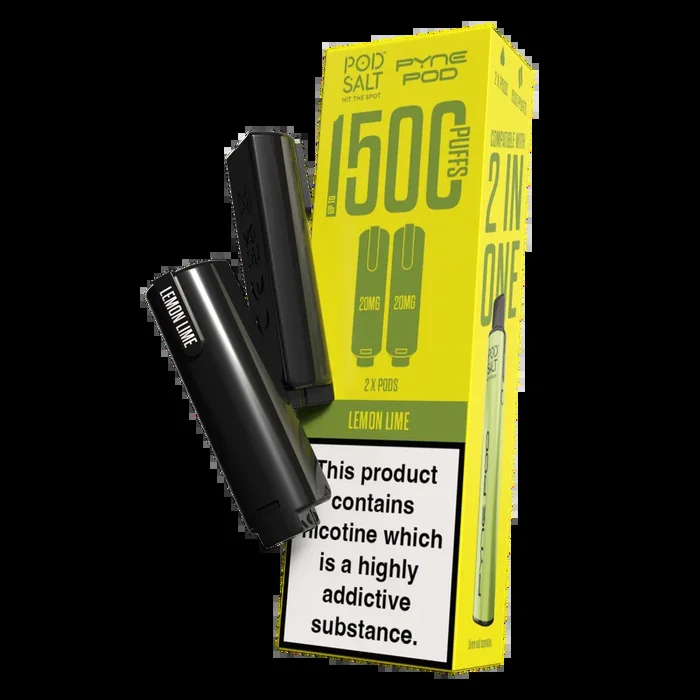 Pod Salt Pyne Pod 2 in One Pods Lemon Lime