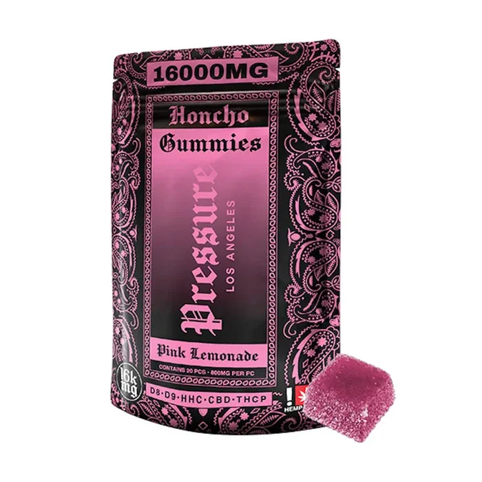 Pressure Honcho Blend Pink Lemonade Gummies – 16,000mg