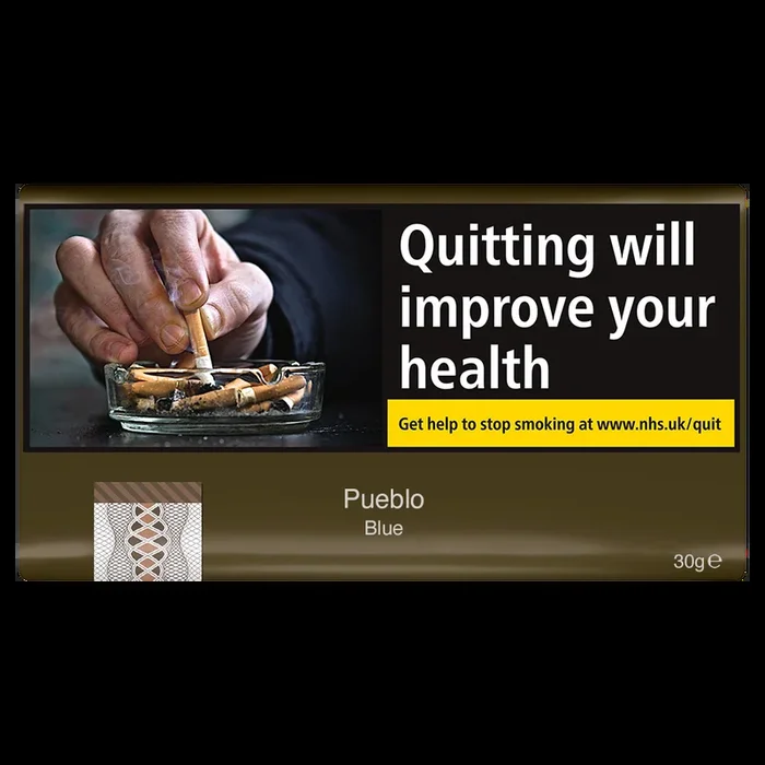 Pueblo Blue Additive-Free Hand Rolling Tobacco – 30g Pouch