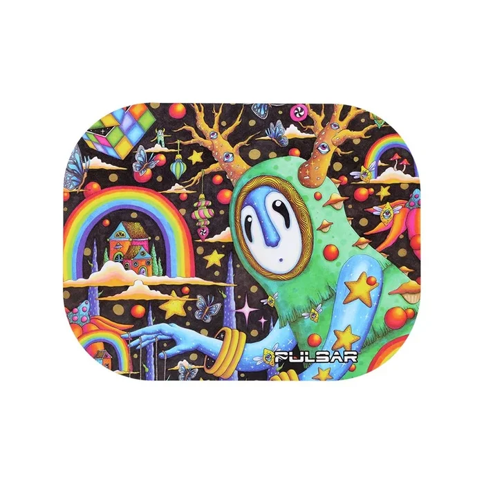 Pulsar Mini Magnetic Rolling Tray Lid – The World Was Mad / 7″x5.5″