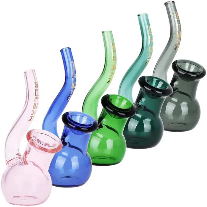 Pulsar Upright Sherlock Glass Hand Pipe – 5″ / Colors Vary