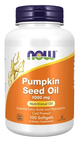 Pumpkin Seed Oil 1000 Mg 100 Softgels
