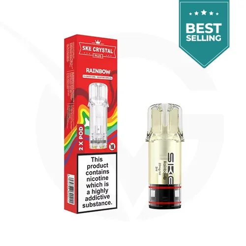 Rainbow Crystal Plus Prefilled Pods by SKE – (2 x 2ml)-20mg