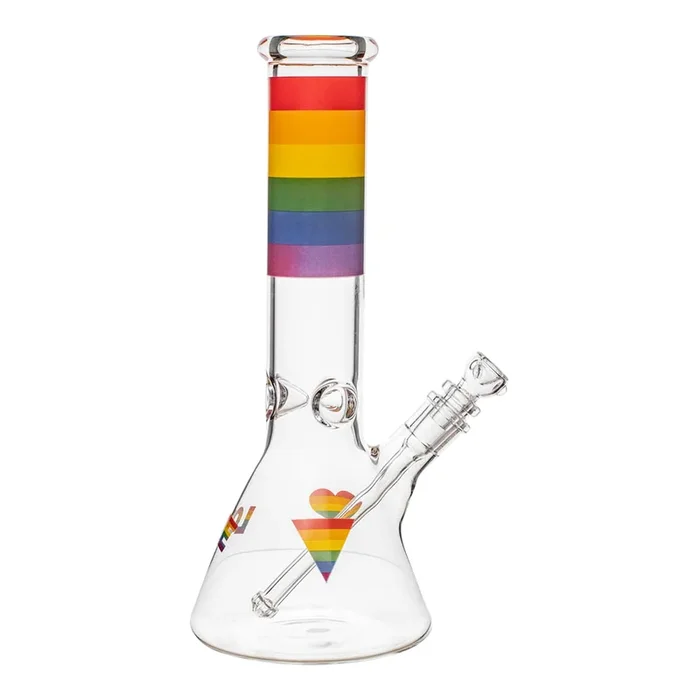 Rainbow Pride Beaker Bong