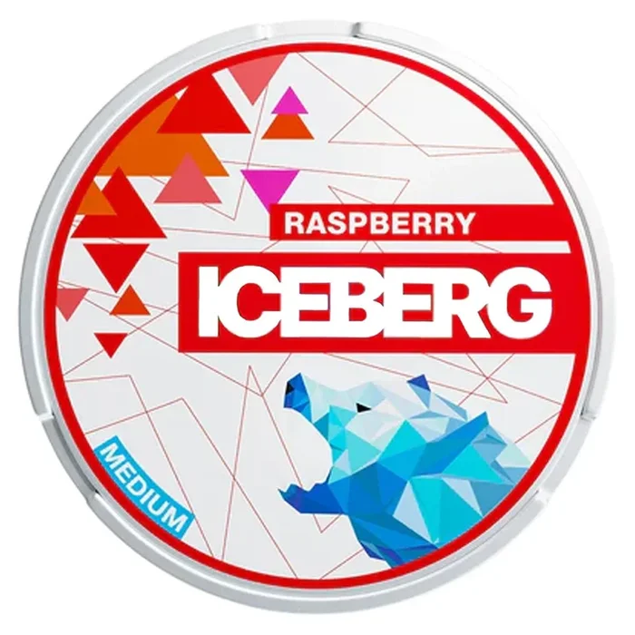 Raspberry Nicotine Pouches By Iceberg