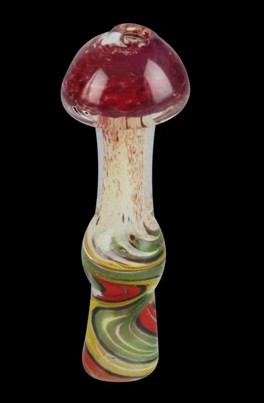 Rasta Shroom Chillum Pipe