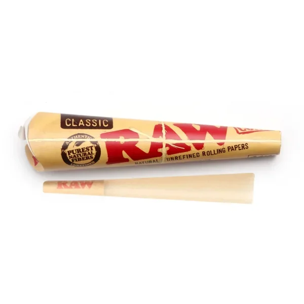 RAW Classic Pre-Rolled Cones – 1 1/4