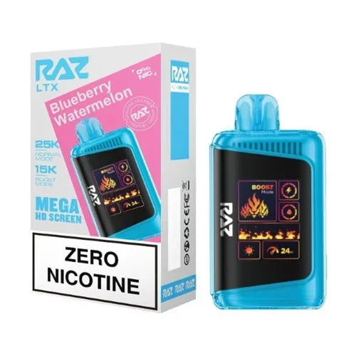 Raz DC25000 ZERO 0% Disposable Vape Device – 1PC
