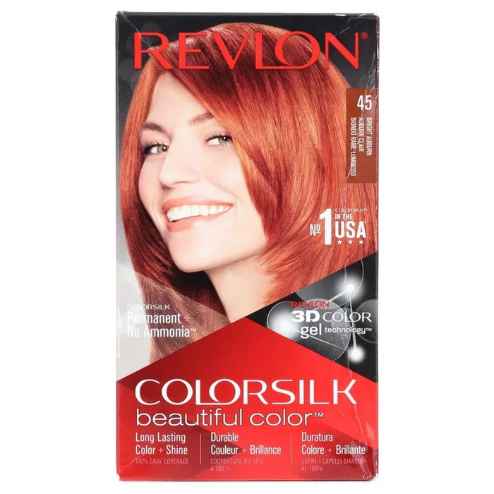 REVLON COLOR SILK 45 BRIGHT AUBURN PC