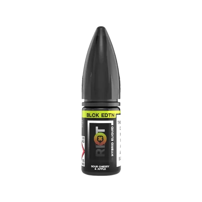 Riot Squad BLACK Edition Sour Cherry & Apple Nic Salt 10ml