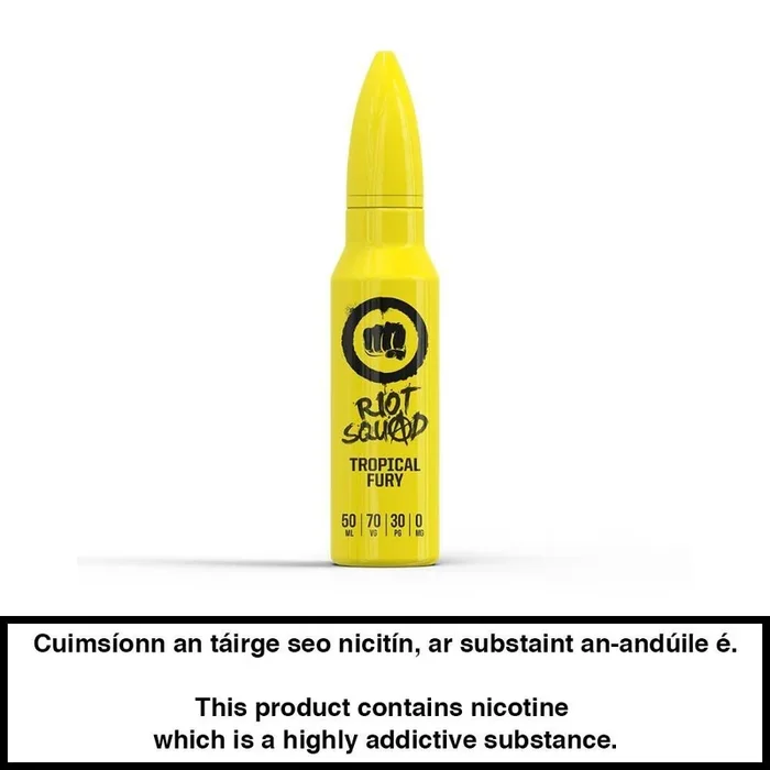 Riot Squad: Tropical Fury 50ml E-Liquid – 0mg