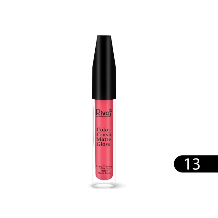 RIVAJ HD COLOR CRUSH MATT LIPGLOSS NO.13