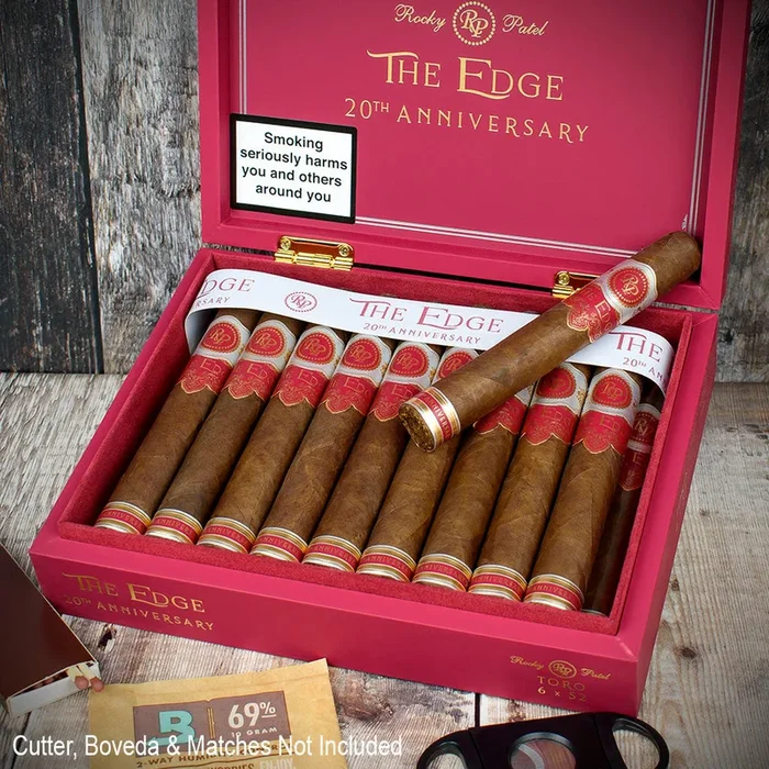 Rocky Patel The Edge 20th Anniversary Toro Cigars – Box of 20