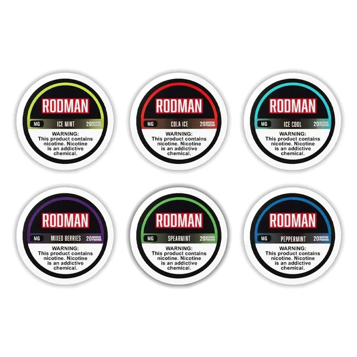 Rodman Nicotine Pouches (20ct Can)(5-Can Pack)