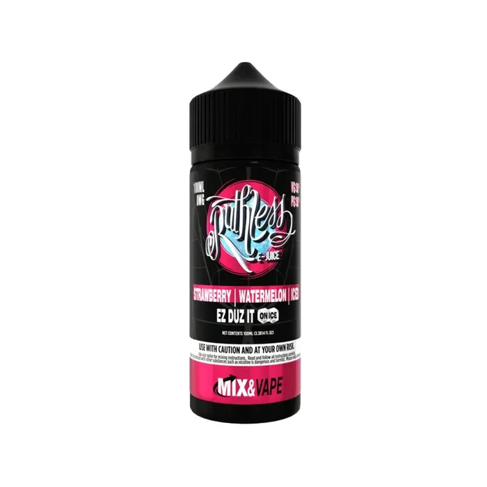 Ruthless Ez Duz It On Ice 100ml Shortfill E-liquid