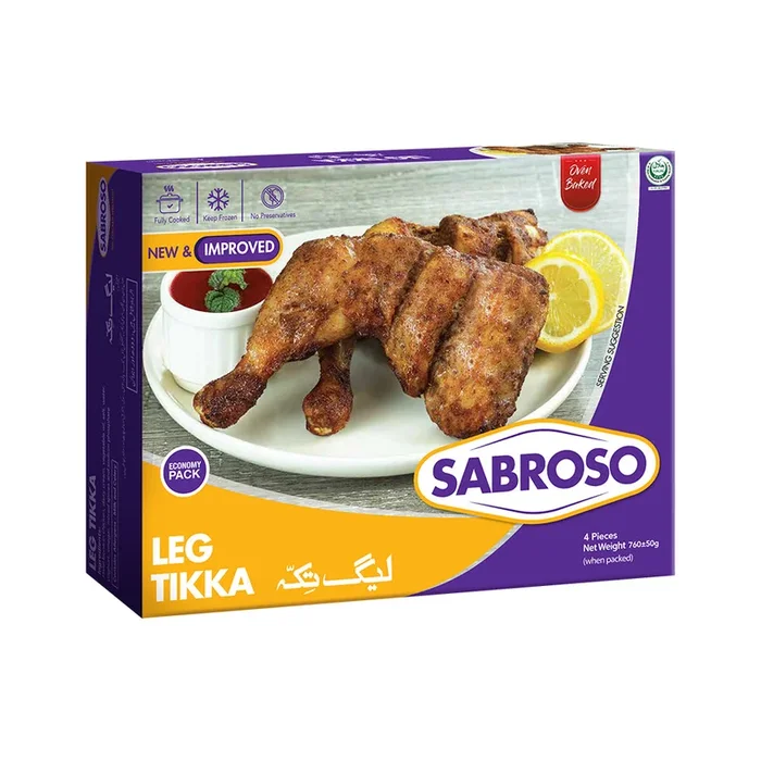 SABROSO LEG TIKKA 4 PCS 760 GM