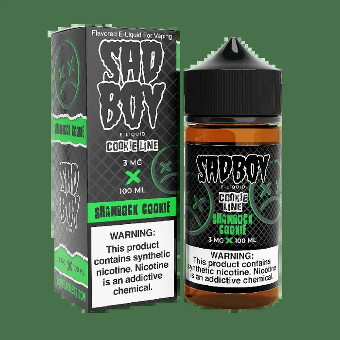 SADBOY E-Liquid – Shamrock Cookie 100ML – Cookie Line Series