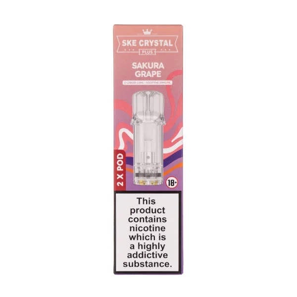 Sakura Grape Crystal Plus Prefilled Pods by SKE