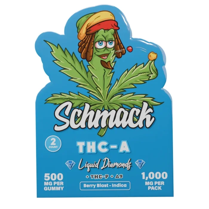 Schmack Liquid Diamonds THC-A Gummies – 2ct