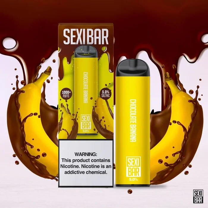 SEXIBAR – Chocolate Banana – Disposable Vape Bar – 1000 Puffs
