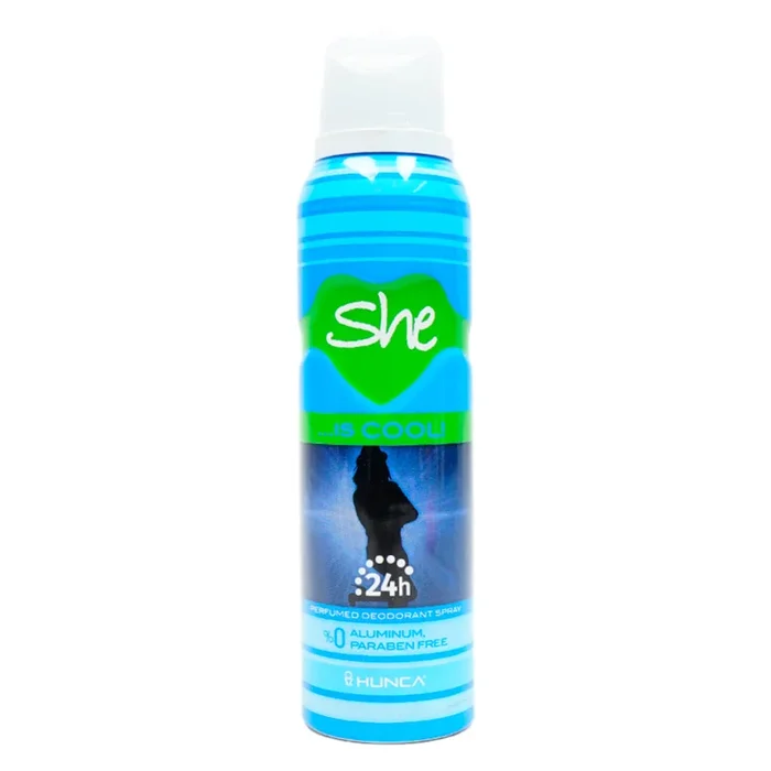 SHE DEODORANT IS COOL 150 ML
