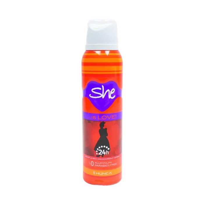 SHE DEODORANT IS HAPPY 150 ML BASIC