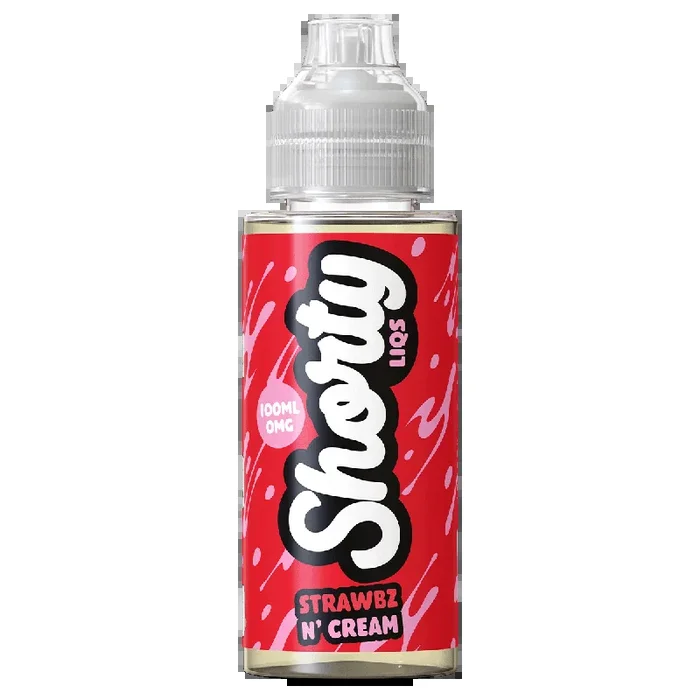 Shorty Liqs Strawbz n’ Cream Short Fill – 100ml