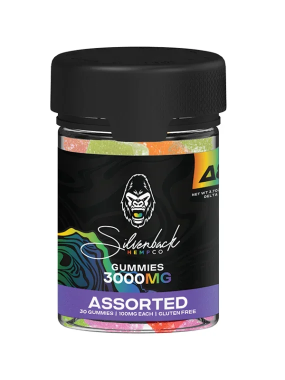 Silver Back Hemp Co. – Delta 8 Assorted Gummies 3000MG
