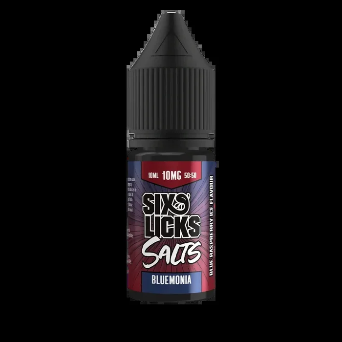 Six Licks – Bluemonia Nic Salt – 10ml – 20mg
