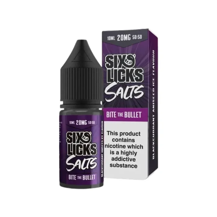Six Licks Bite the Bullet 10ml Nic Salt E-liquid