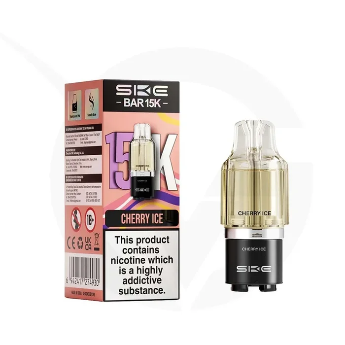 SKE Bar 15K Cherry Ice Refill Pods