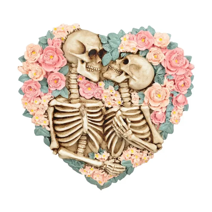 Skeletons Embrace Incense Burner – 5.25″ x 5.5″
