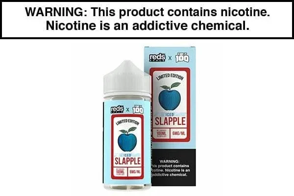 SLAPPLE ICED BY REDS X KEEP IT 100 100ML
