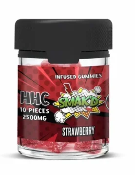 SMAK’D HHC Infused Gummies 2500 mg (10 pieces)-Strawberry