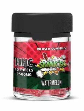 SMAK’D HHC Infused Gummies 2500 mg (10 pieces)-Watermelon