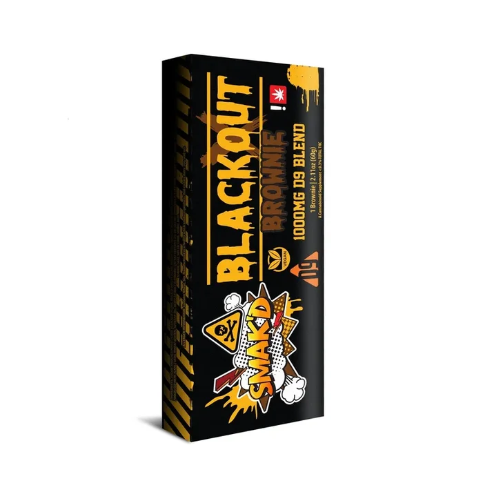 Smakd Delta 9 BlackOut Brownie – 1000mg