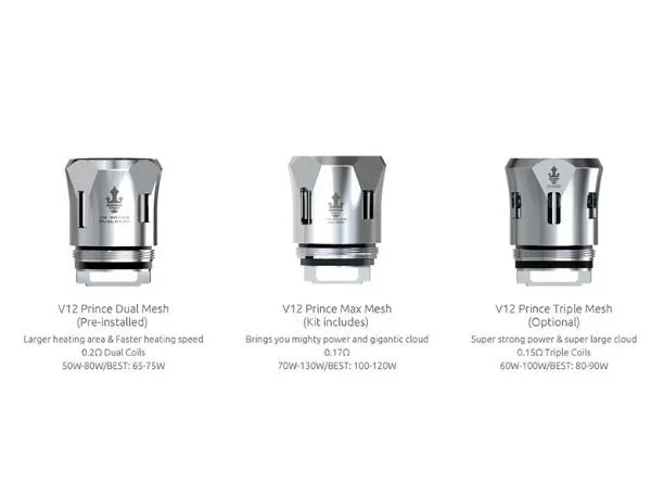 SMOK TFV12 Prince Mesh Coils (3pcs)