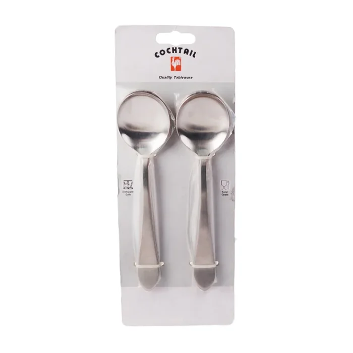 SOUP SPOON LARGE COCKTAIL RUBY 6 PC SET