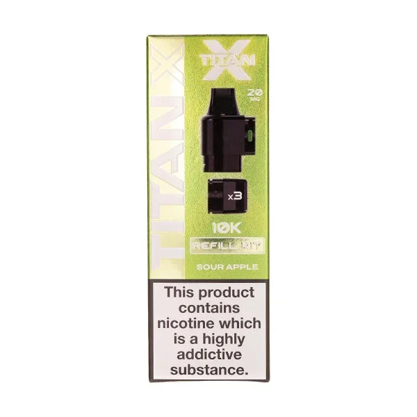 Sour Apple Titan X Refill Pack by Titan