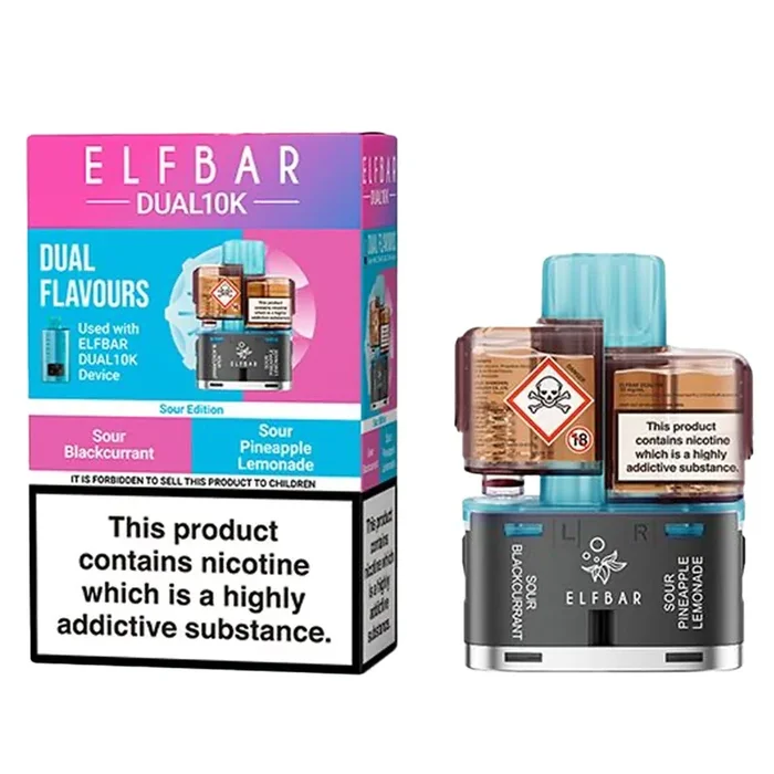 Sour Edition Pre-filled Pods By ElfBar 10K Dual
