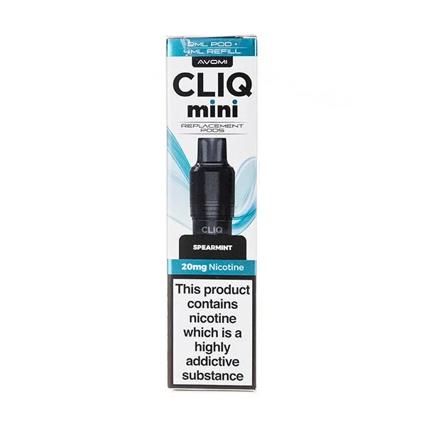 Spearmint Cliq Mini Prefilled Pod + Refill by Avomi