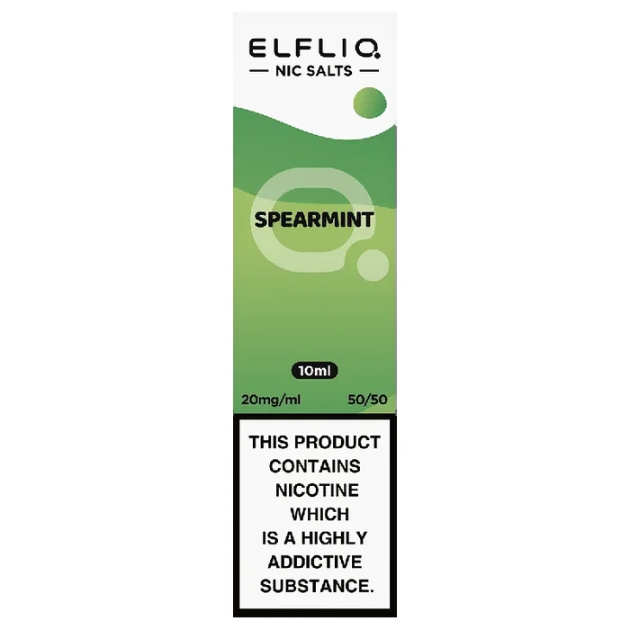 Spearmint Elfliq Nic Salt by Elfbar – 10ml