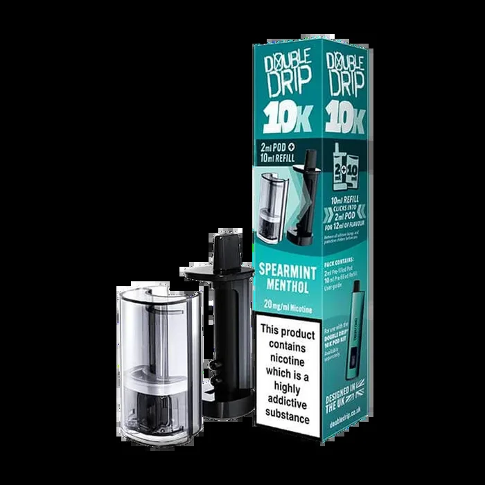 Spearmint Menthol Double Drip 10K Refill Pack