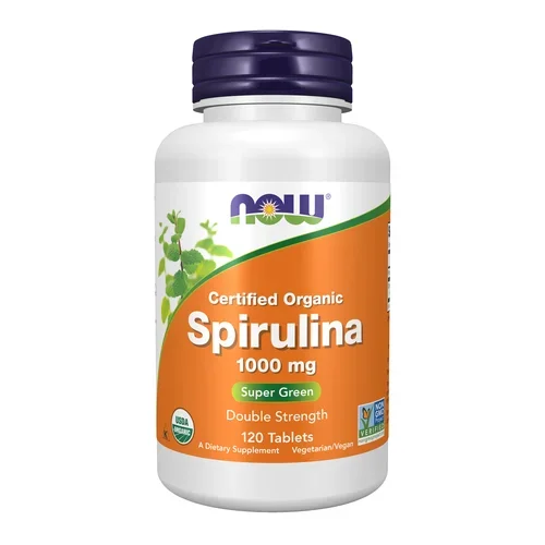 Spirulina, Double Strength Organic 1000 mg 120 Tablets