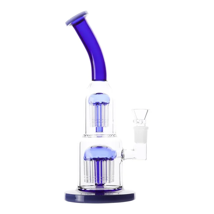 Stacked Jelly Fish Perc Bong – 12in