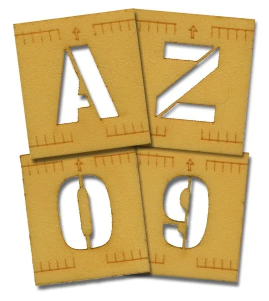 Stencils Letters & Numbers Pack – 100mm