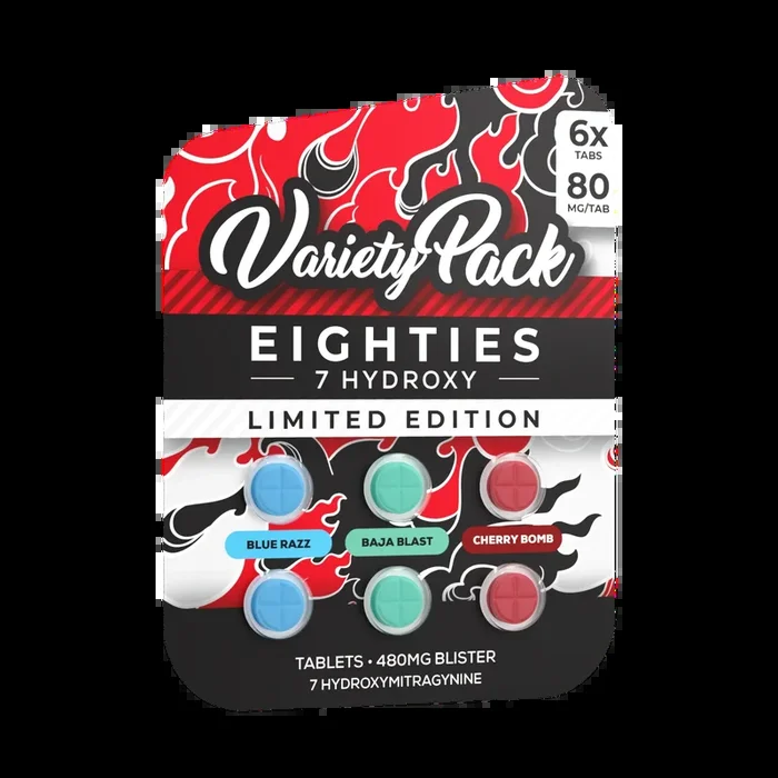 Straight Heat 7Hydroxy Eighties Tabs 80mg 6ct (SINGLE)