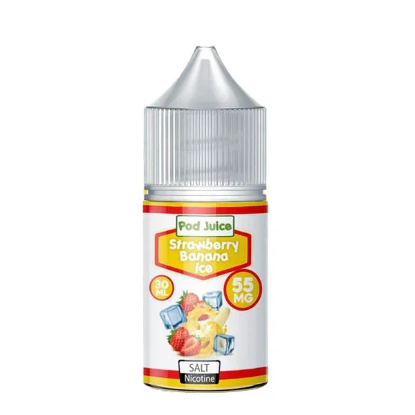 Strawberry Banana Ice Salt by Pod Juice Salts Series 30mL